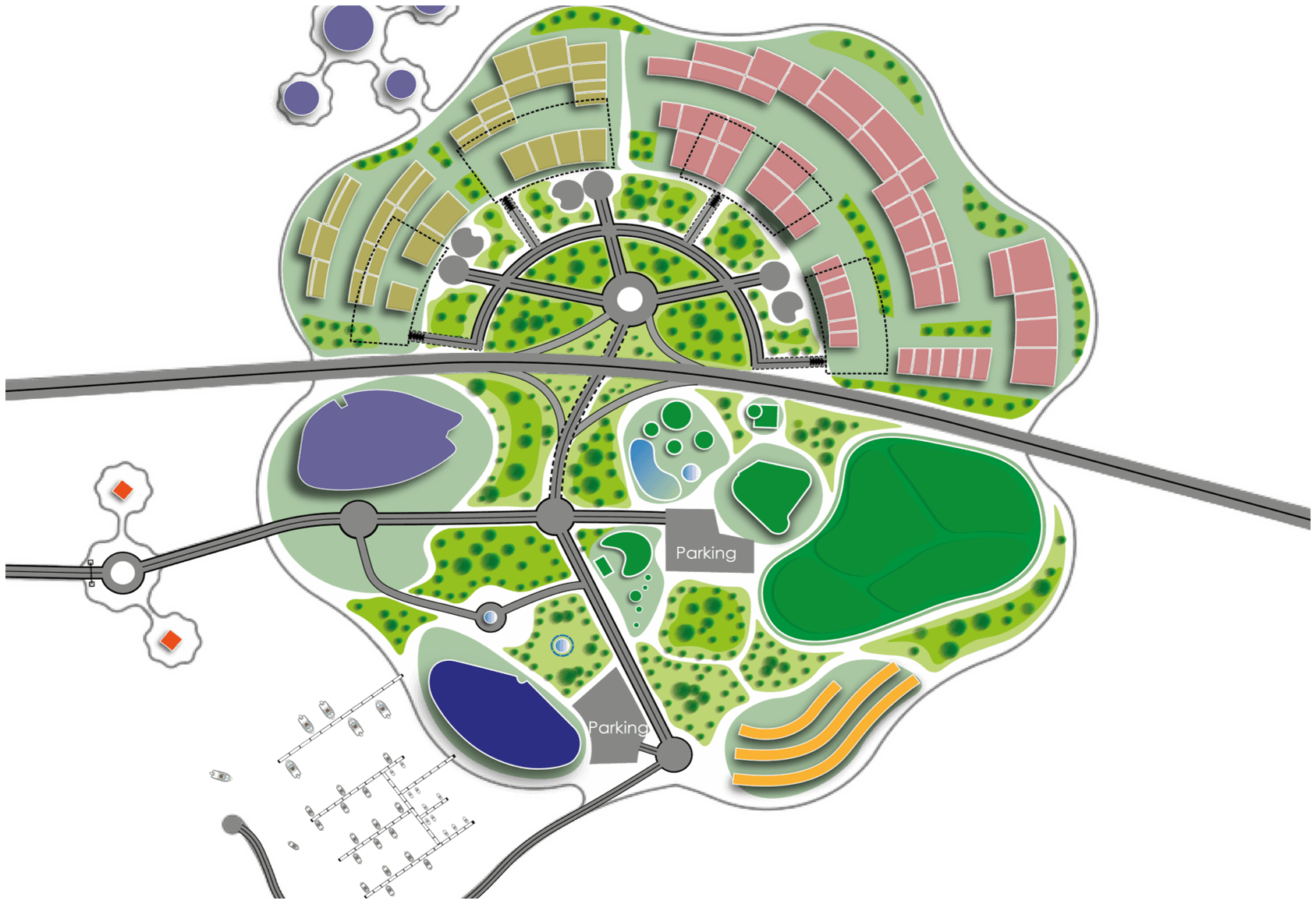 Concept Master Plan - New Island KFCA