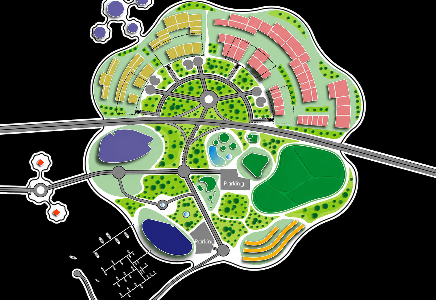 Concept Master Plan - New Island KFCA